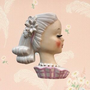 Vintage Ucagco Wall Pocket Head Vase